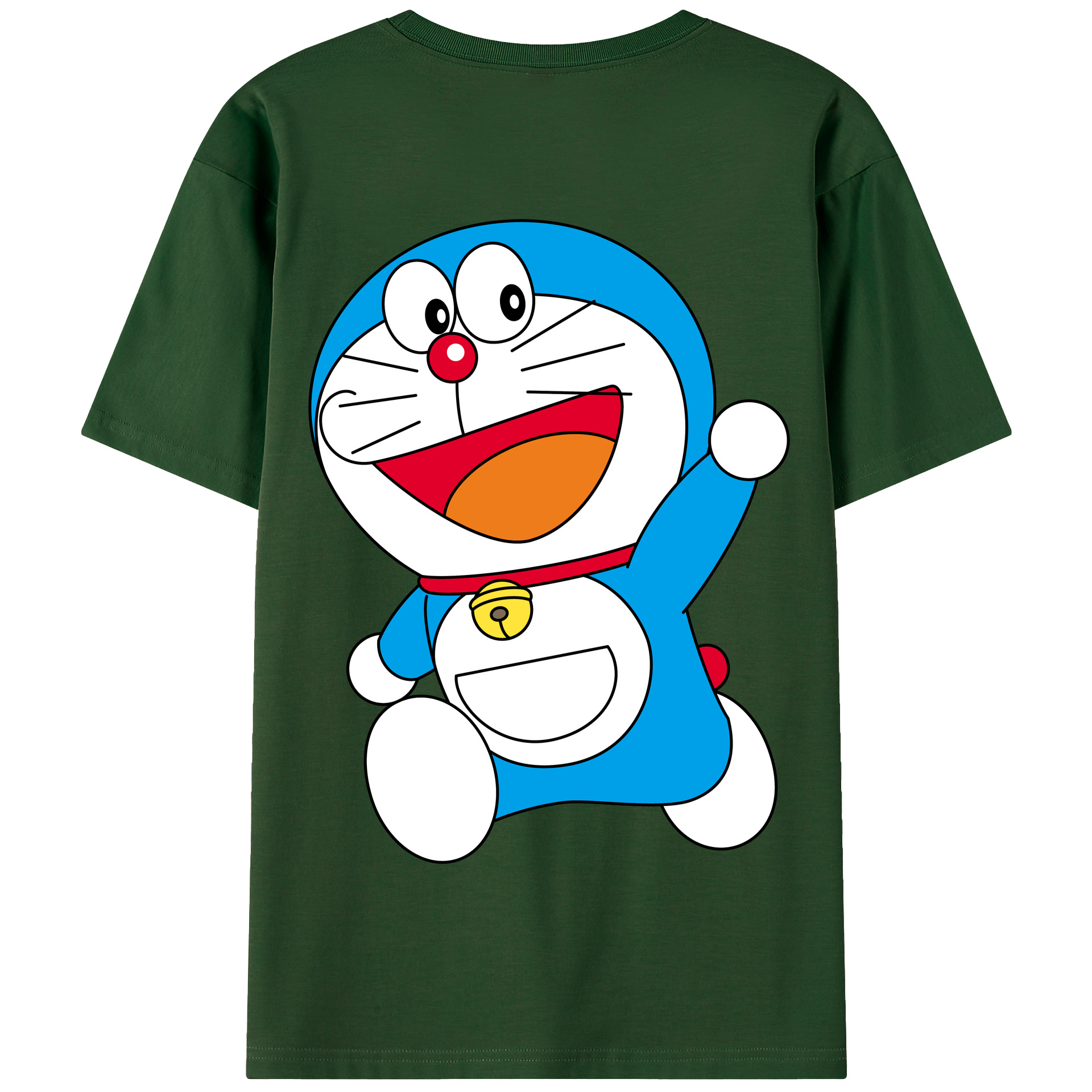 （画像用） ドラえもん Doraemon 綿100％半袖Tシャツ（背面プリント）